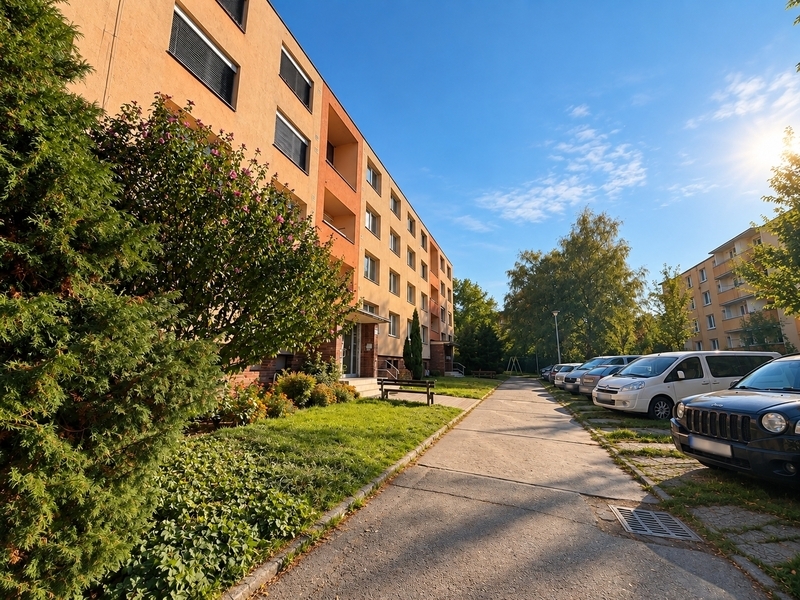Pronájem bytu 1+1 s lodžií, 37 m² – Zborovská, Zlín
