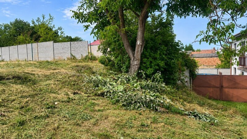 Prodej stavebních pozemků 1 544 m² s projektem dvou rodinných domů, Unčice – Pavlovice u Kojetína