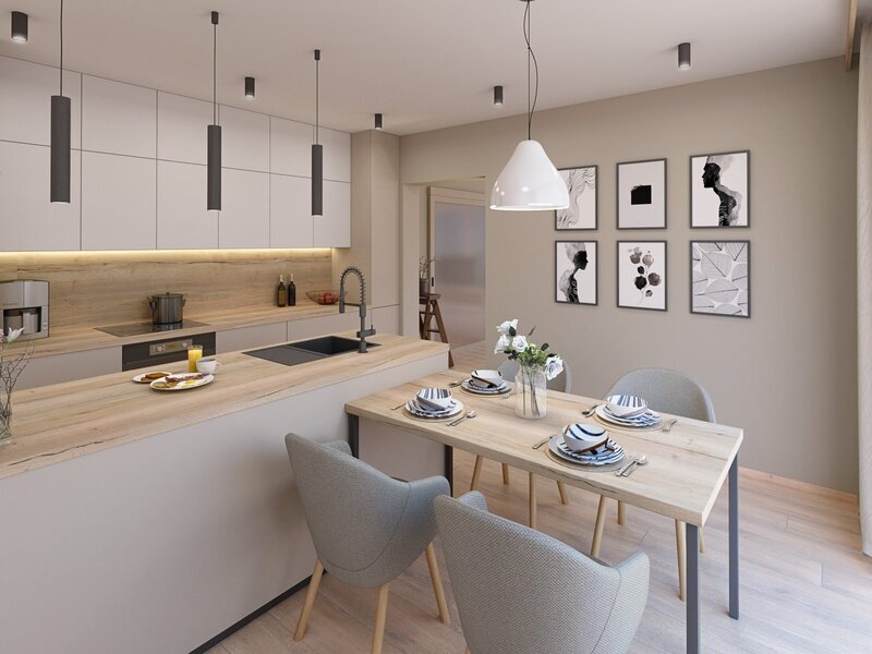 Byt B2 v novostavbě Nad Kapličkou na Kudlově