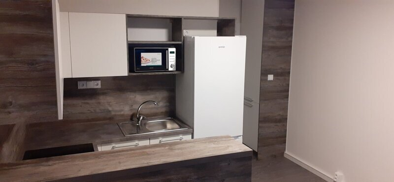 Pronájem bytu v novostavbě, 1+kk, 3.patro, kompletně zařízený