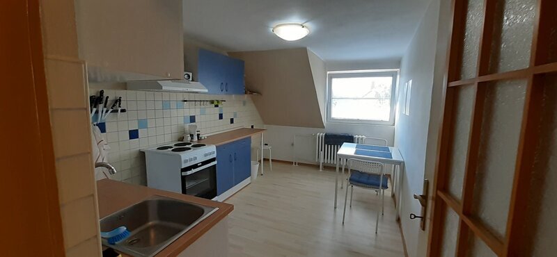 Pronájem pěkného podkrovního bytu 1+1 36 m2, ve 4.NP, obec Želechovice