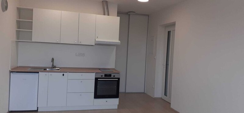 Pronájem byt 1+kk 30 m², v novostavbě, s balkonem, s parkováním, Pod Hradem, Zlín, Malenovice