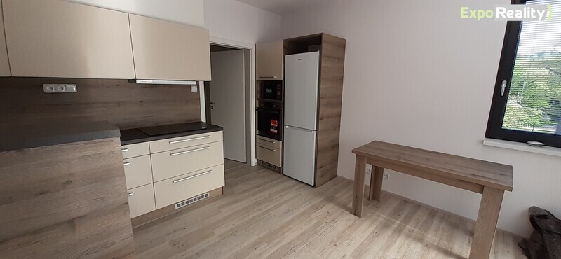 Pronájem kompletně zařízené novostavby 1+kk 28 m2, s terasou