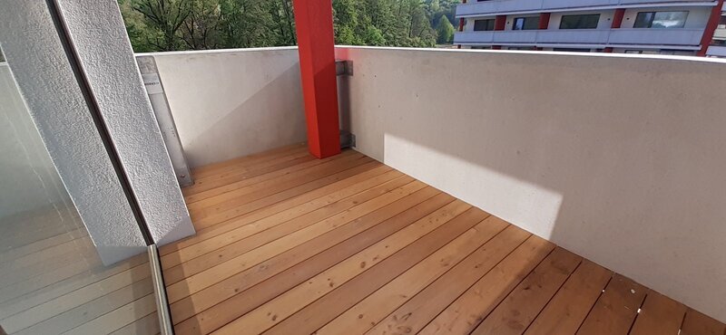Pronájem kompletně zařízené novostavby 1+kk 28 m2, s terasou