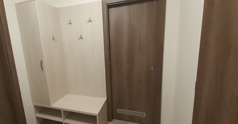 Pronájem částečně zařízené novostavby 1+kk 47 m2, s terasou, novostavba Rezidence Bartoška