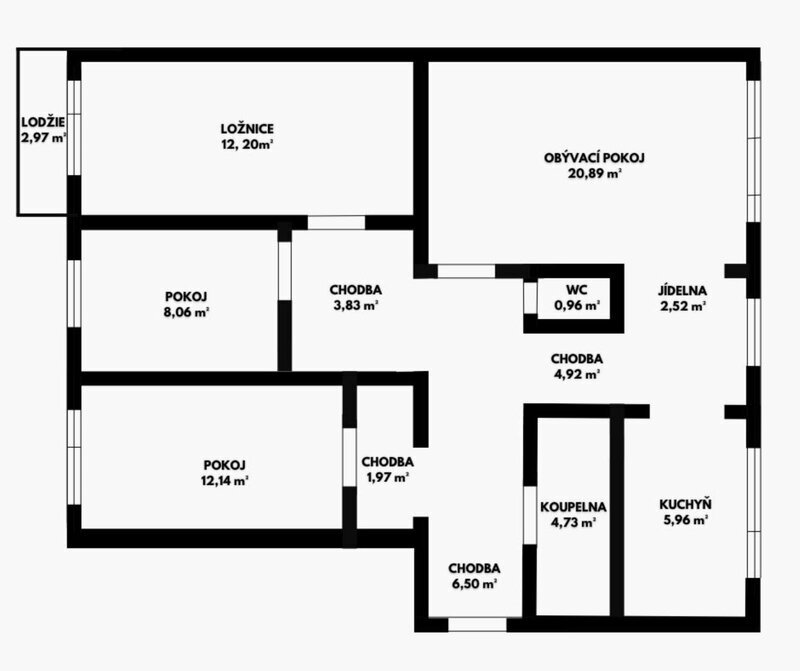 Prodej prostorného bytu 4+1 s lodžií a sklepem ve vyhledávané lokalitě Zlín – Podlesí III.