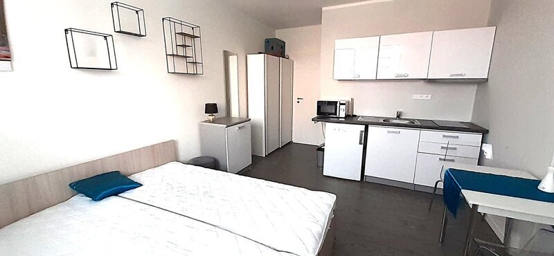Pronájem kompletně zařízeného bytu 1+kk, 23 m2, v novostavbě