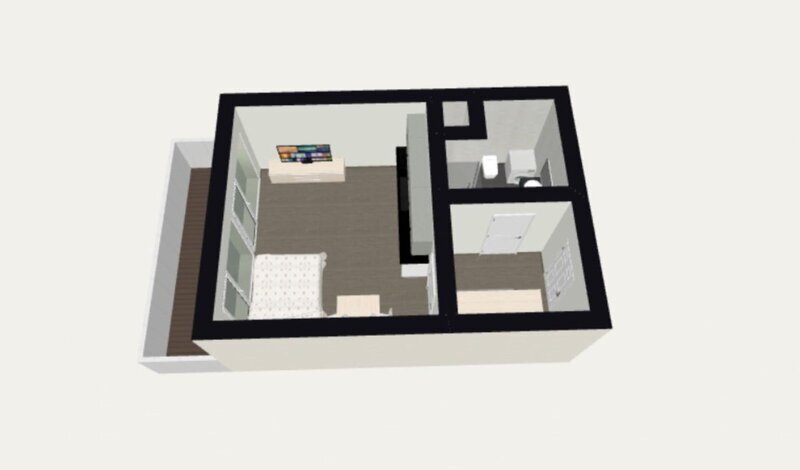 Stylové bydlení ve Zlíně! Pronájem moderního bytu 1+kk s terasou a sklepem v Rezidenci Bartoška