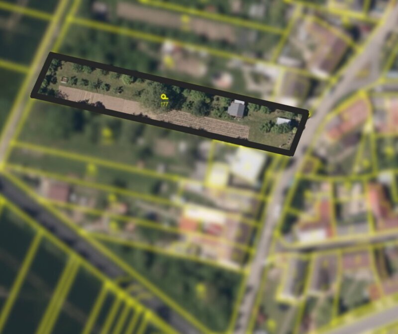 Prodej stavebního pozemku – v obci Roštění u Holešova