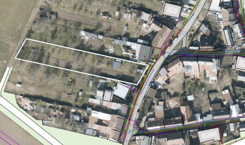 Prodej stavebního pozemku – v obci Roštění u Holešova